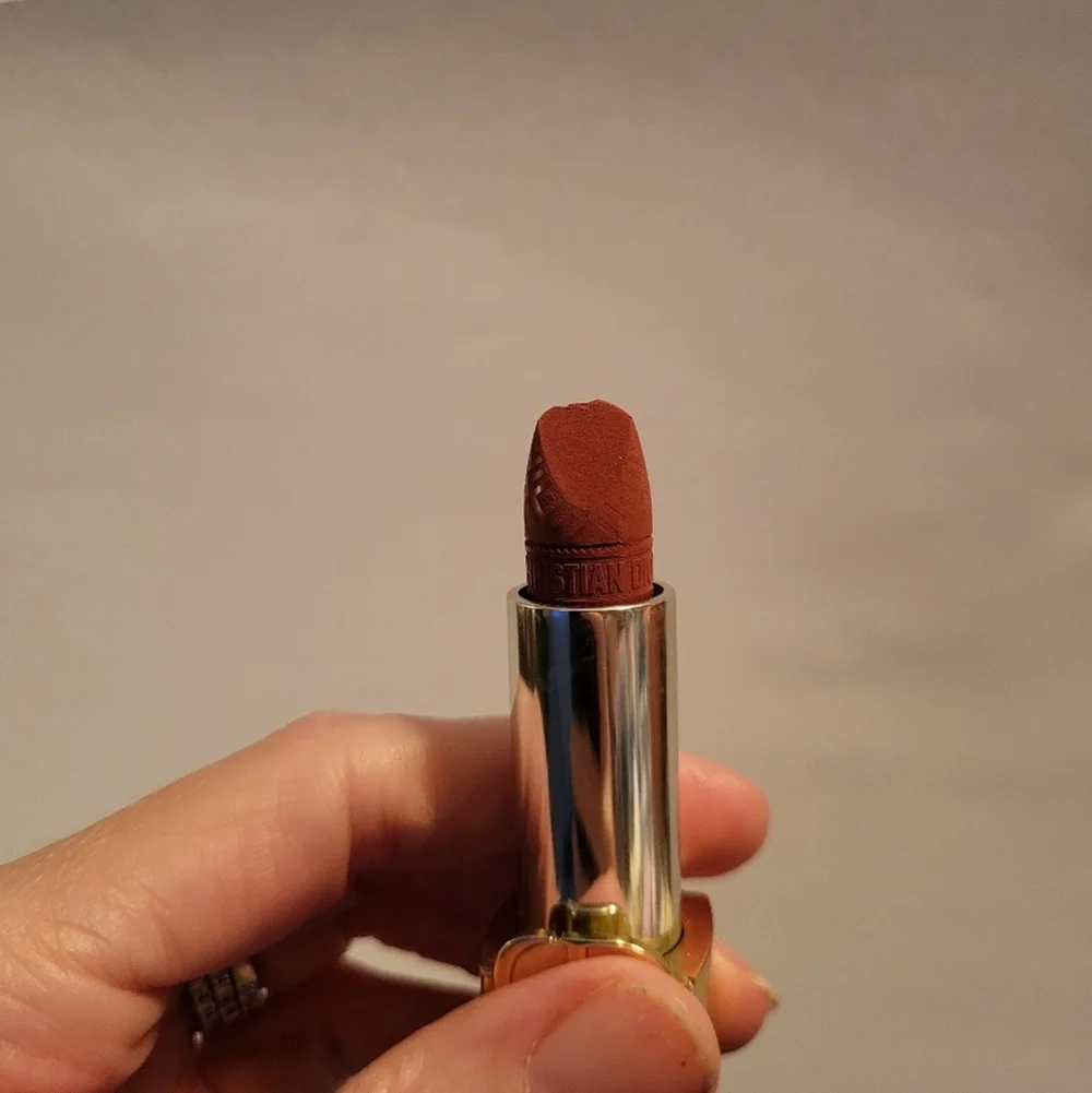 Ltd. Ed. Dior Rouge Velvet Lipstick: Rose Bavarde (284), No Longer Available New